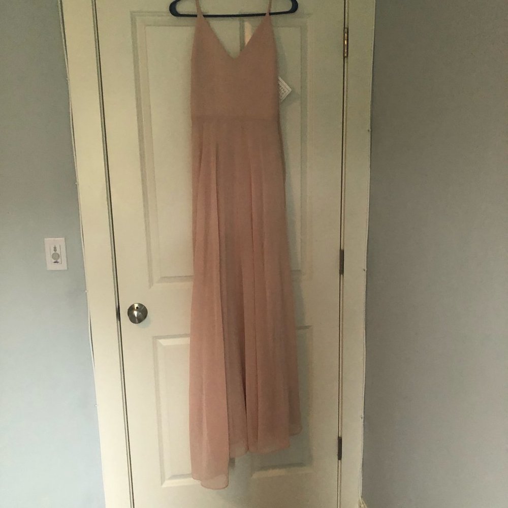 Pretty Little Things Long Dress Large Blush color
